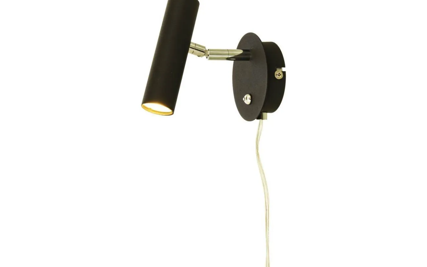 Artic Vägglampa LED 6W 3000K Svart/Krom