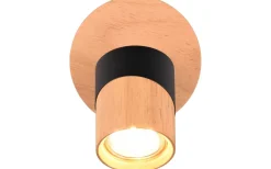 Aruni Spotlight GU10 trä/matt svart