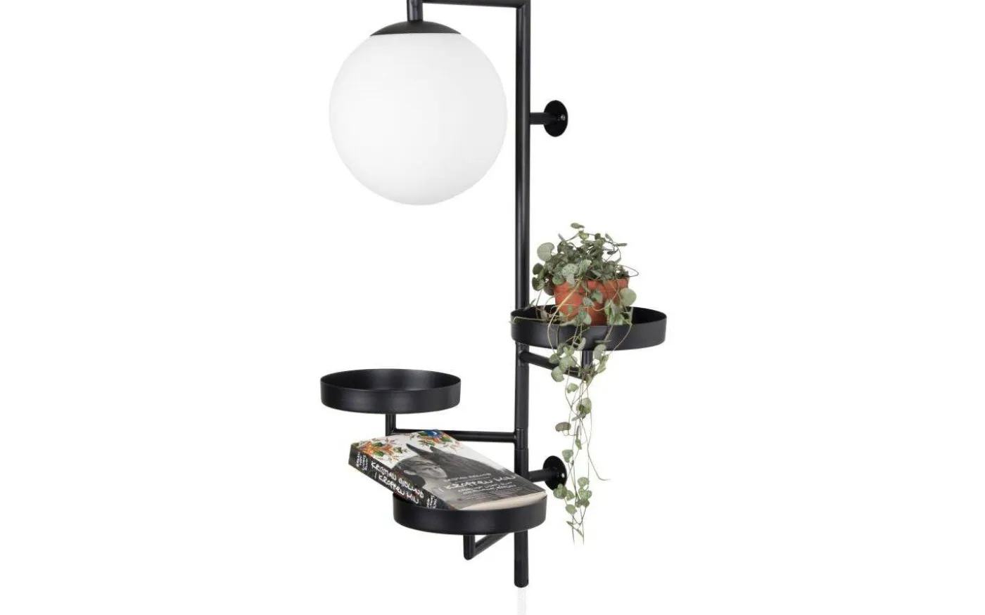 Astoria Vägglampa 62cm G9 Svart
