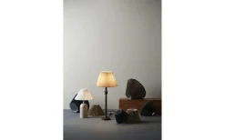 Astrid Lampskärm Ø40cm Veckad Linne Beige
