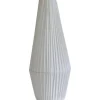 Astrid Plisserad Stilskärm Ø13cm Satin Offwhite