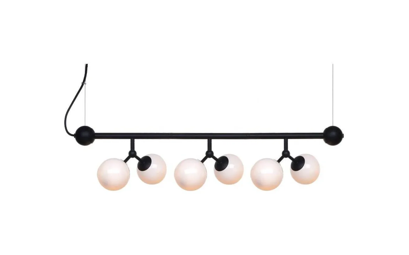 Atom Taklampa 80cm Svart/Opal