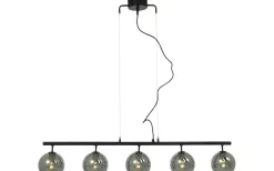 Atom Taklampa 114cm Svart/Rök