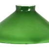 August Glasskärm Grön Till Skomakarelampa 25cm