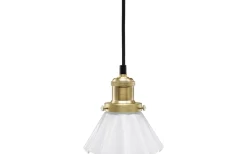 August Veckad Fönsterlampa 15cm Mässing/Opal