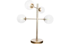 Avenue Bordslampa 4L 50cm Mässing/Klar
