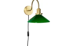 Axel Vägglampa 25cm Grön