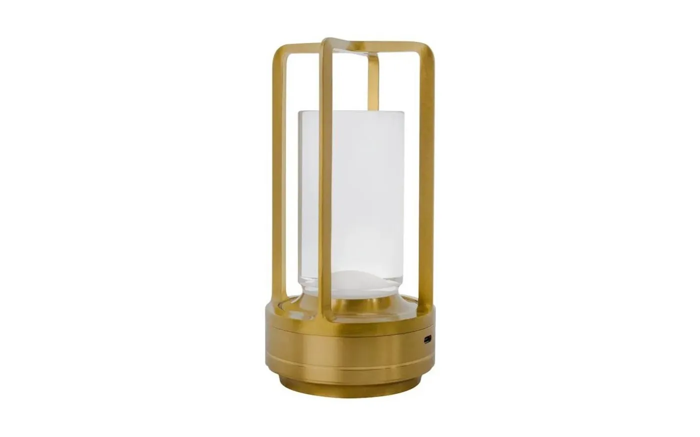 B178 Laddbar Bordslykta 18cm CCT LED Mässing