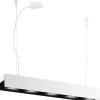 Badalona Taklampa 116cm LED 3000K 5x5,4W Vit