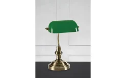 Bankers Bordslampa 42cm Grön