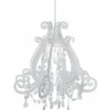 Barock Taklampa 45cm Vit