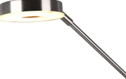 Barrie Golvlampa LED i borstat stål