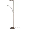 Barrie Golvlampa LED i mässing