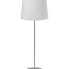 Base Bordslampa 58cm Silver med offwhite skärm