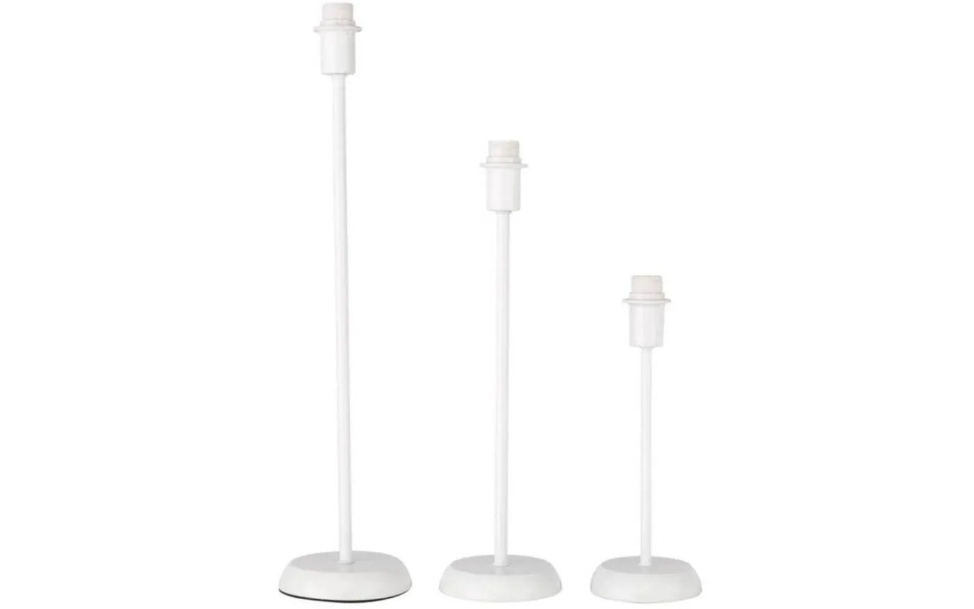 Basic Lampfot 40cm Vit