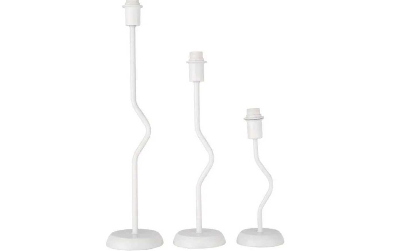Basic Z Lampfot 28cm Vit