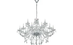 Basilano Kristallkrona 18-Arm 100cm Krom