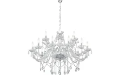 Basilano Kristallkrona 18-Arm 100cm Krom