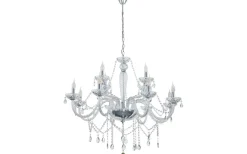 Basilano Kristallkrona 12-Arm 100cm Krom