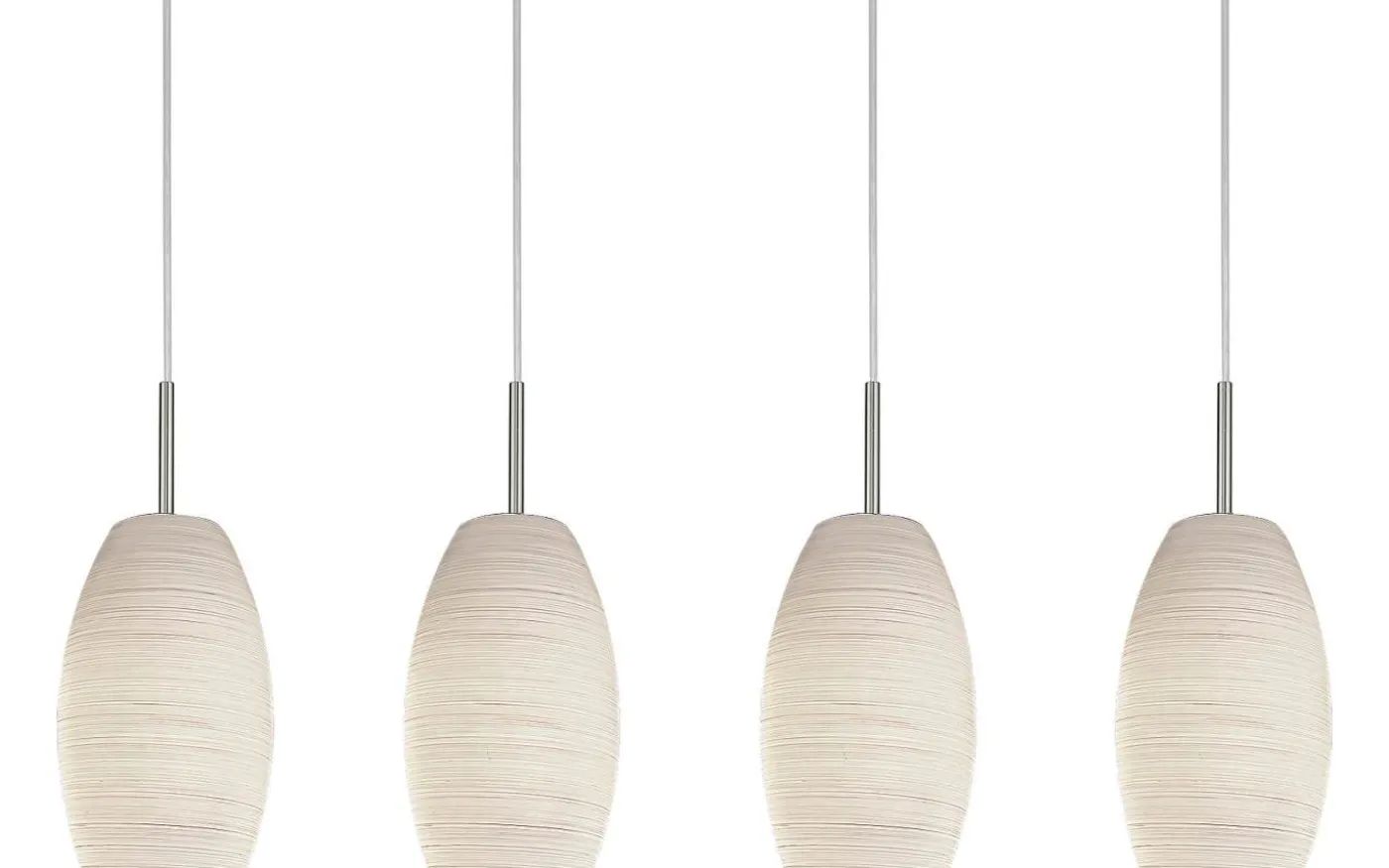 Batista Taklampa 102cm Nickel/Vit