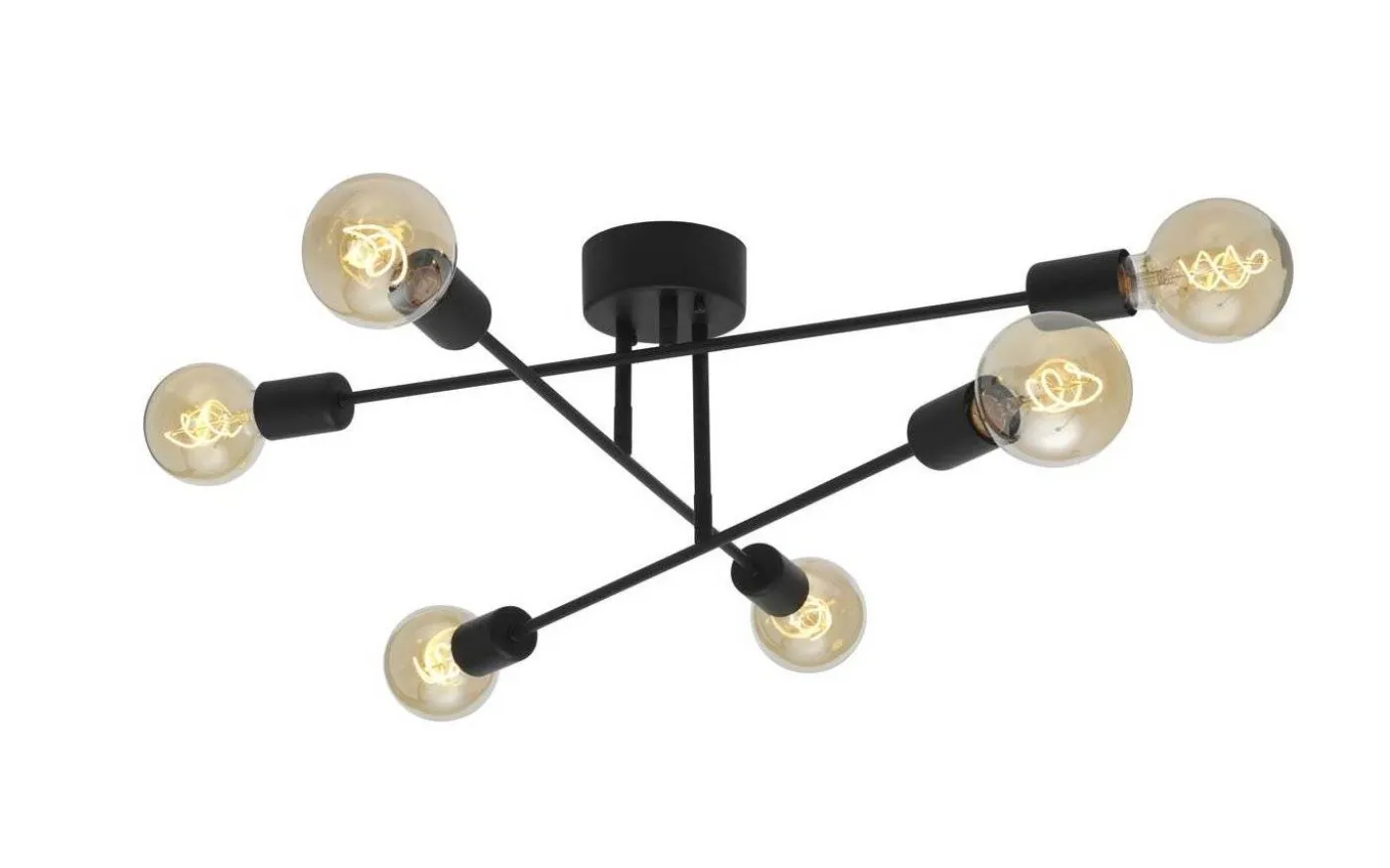 Baton Plafond 6L 68cm Svart