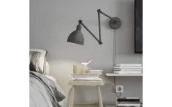 Bazar Vägglampa Grå