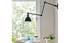 Bazar Vägglampa Svart