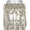 Belissa Kristallplafond 11cm Krom IP44