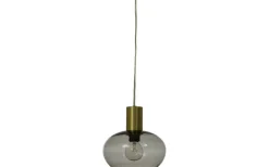 Bell Fönsterlampa 15cm Matt Mässing/Rök