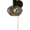 Bell Vägglampa Svart/Rökgrå