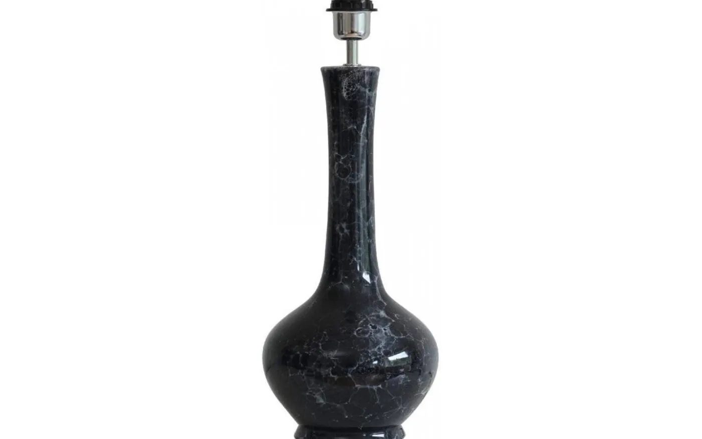 Bella Lampfot 50cm Black Marble