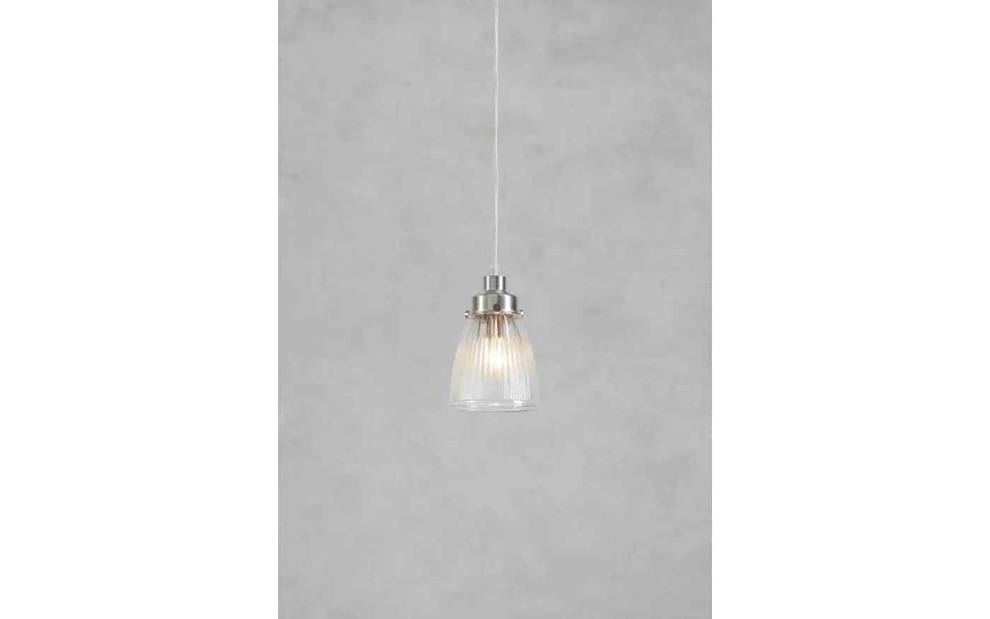 Bellis Fönsterlampa 18cm Klar/Satinnickel