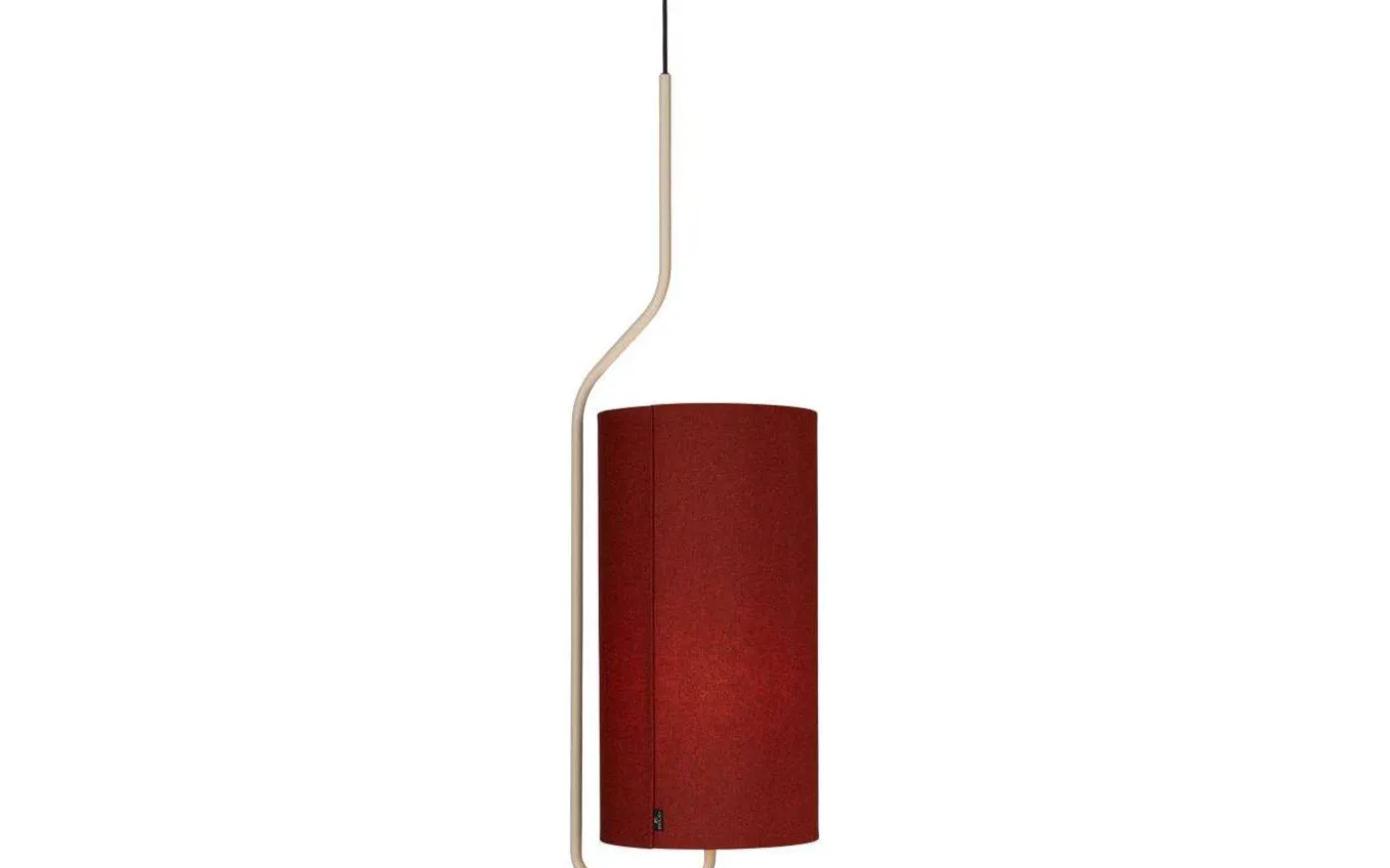 Bender Lampskärm Ø27cm Roströd Ull