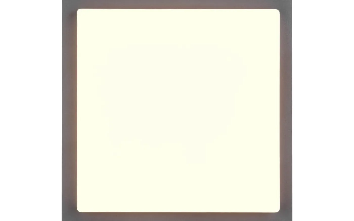 Bermejo Plafond LED 30x30cm antracit IP54