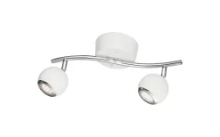 Bimeda Takspotlight 37cm GU10 LED 3000K 2x2,8W Vit