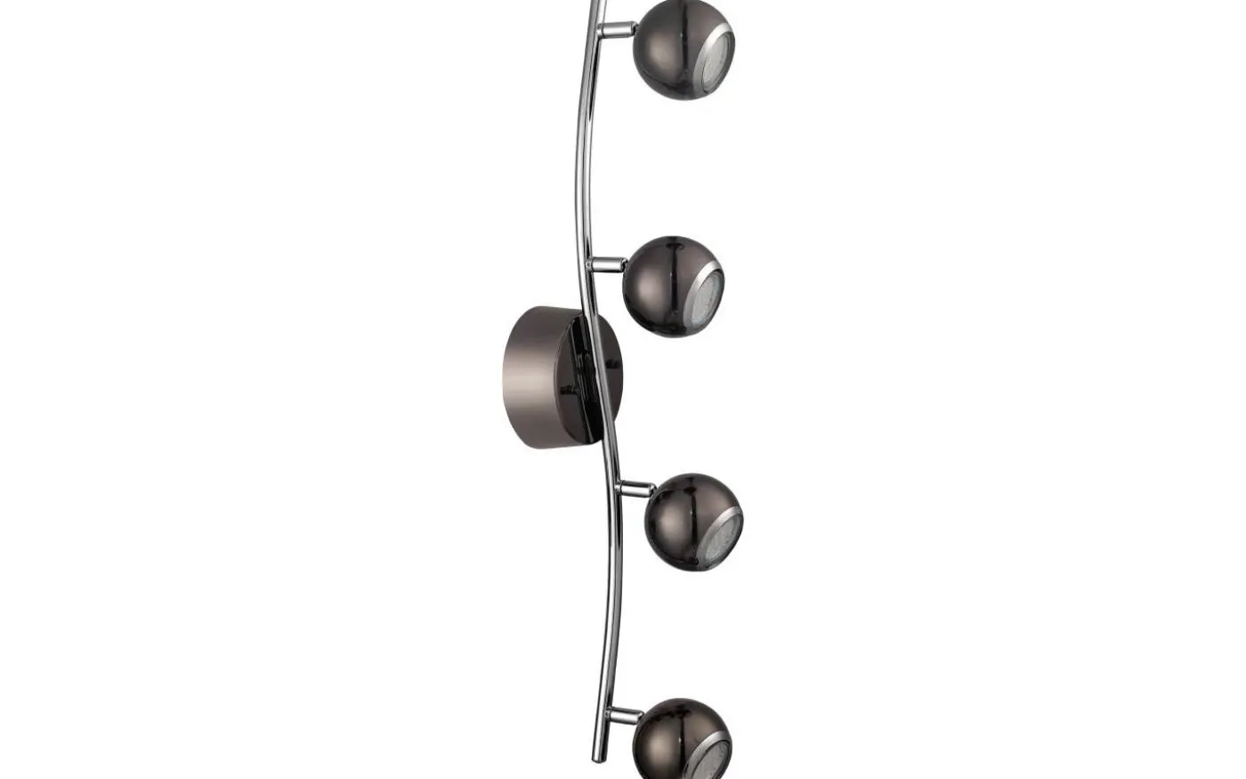 Bimeda Takspotlight 64cm GU10 LED 3000K 4x2,8W Nickel