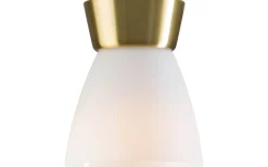 Bizzo Plafond 17cm Mässing/Opal