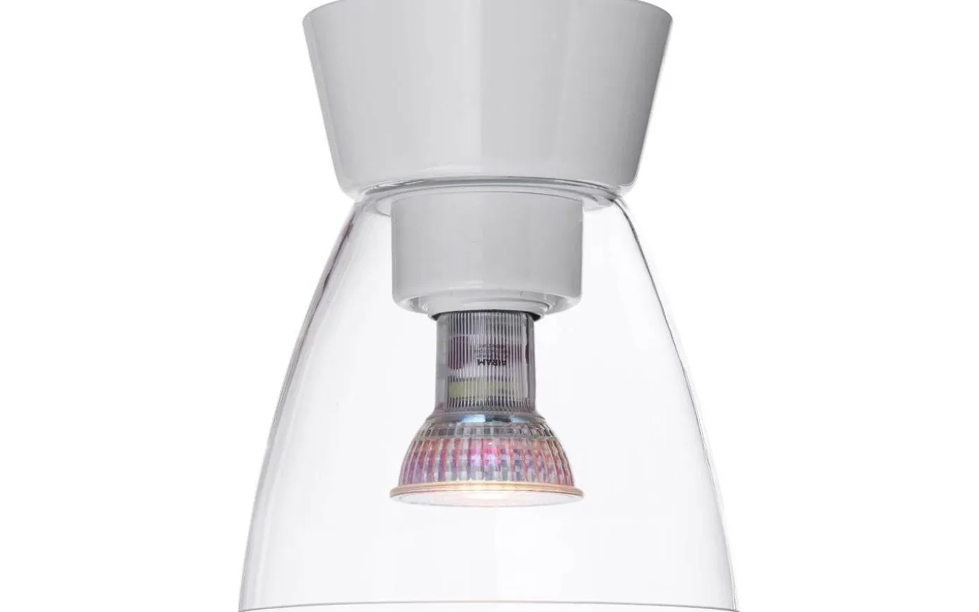 Bizzo Plafond 17cm Vit/Klar