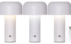 Bobby Uppladdningsbar Bordslampa Vit