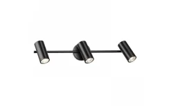 Bogard III Takspotlight Matt svart LED 3x5W 3000K