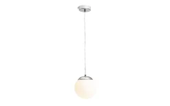 Bolly Fönsterlampa 17cm Krom/Opal IP44