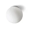 Bolly Plafond 26cm Opal/Krom IP44