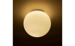 Bolly Plafond 26cm Opal/Krom IP44