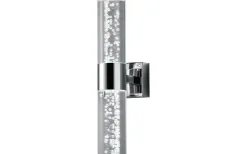 Bolsa H2O Vägglampa LED 2-delad krom/bubbelglas IP44