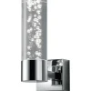 Bolsa H2O Vägglampa LED 1-dels krom/bubbelglas IP44