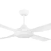 Bondi 1 Takfläkt 122cm Vit Med LED-Lampa