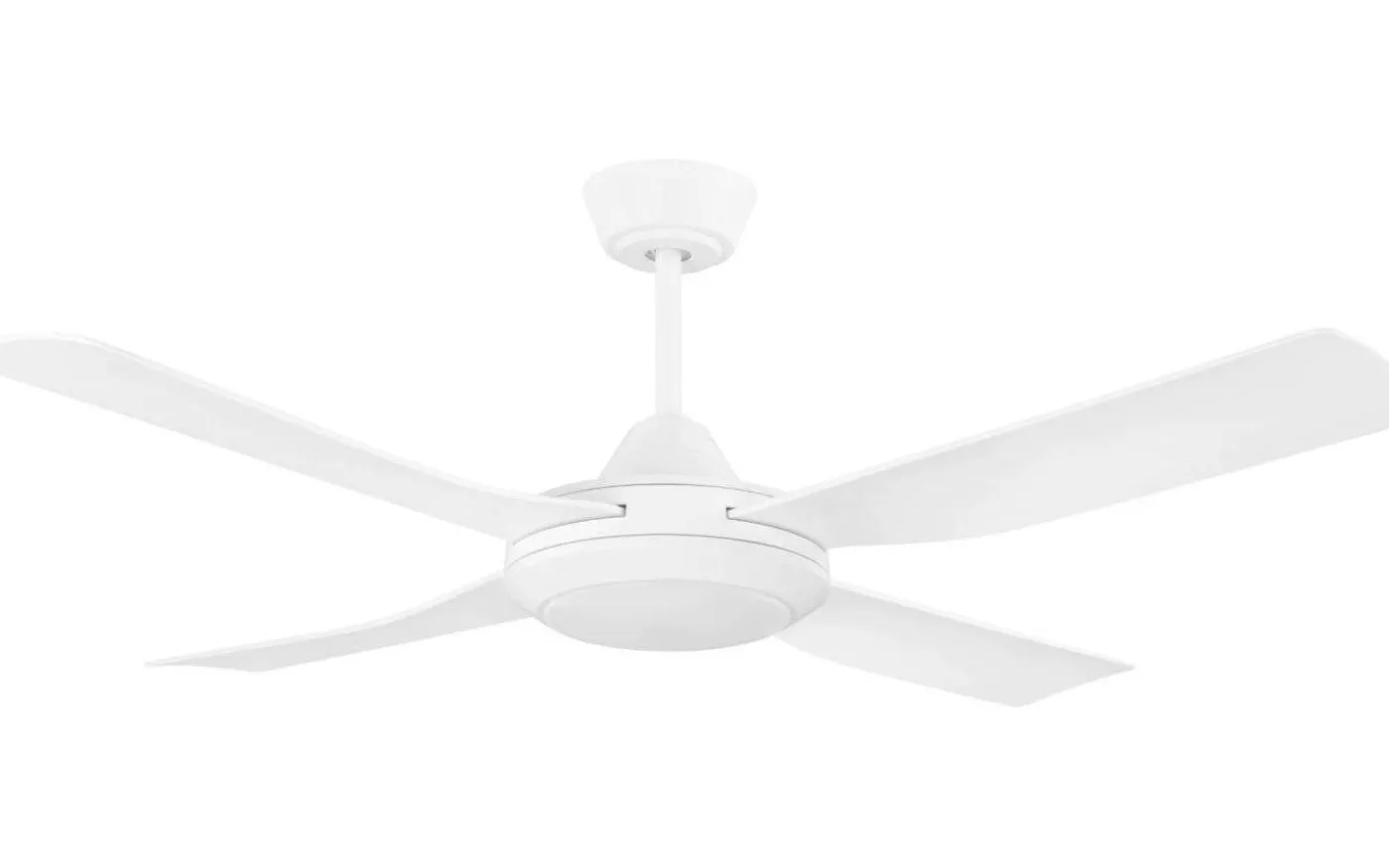 Bondi 1 Takfläkt 122cm Vit Med LED-Lampa