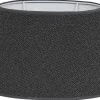 Boucle Lampskärm Oval 30cm Antracitgrå