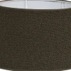 Boucle Lampskärm Oval 30cm Brun