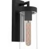 Bovolone Vägglampa Svart IP44
